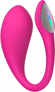 Виброяйцо "Lovense Lush 4" + приложение, розовое